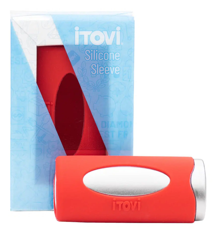 red sleeve for the itovi wellness scanner